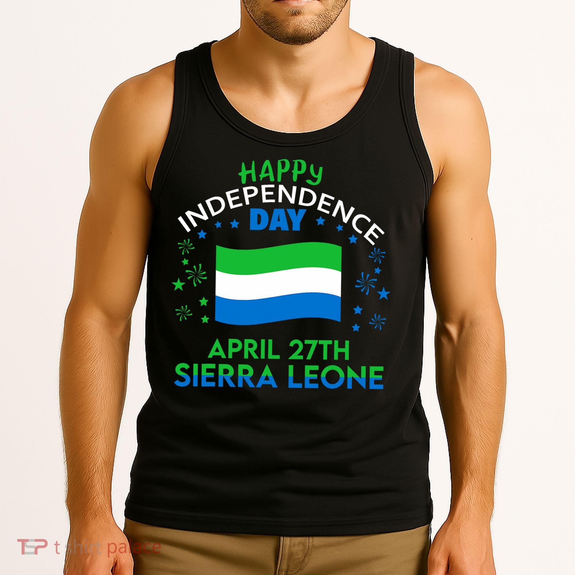 Sierra Leone 64th Independence Day Sierra Leonean Pride  Tank Top