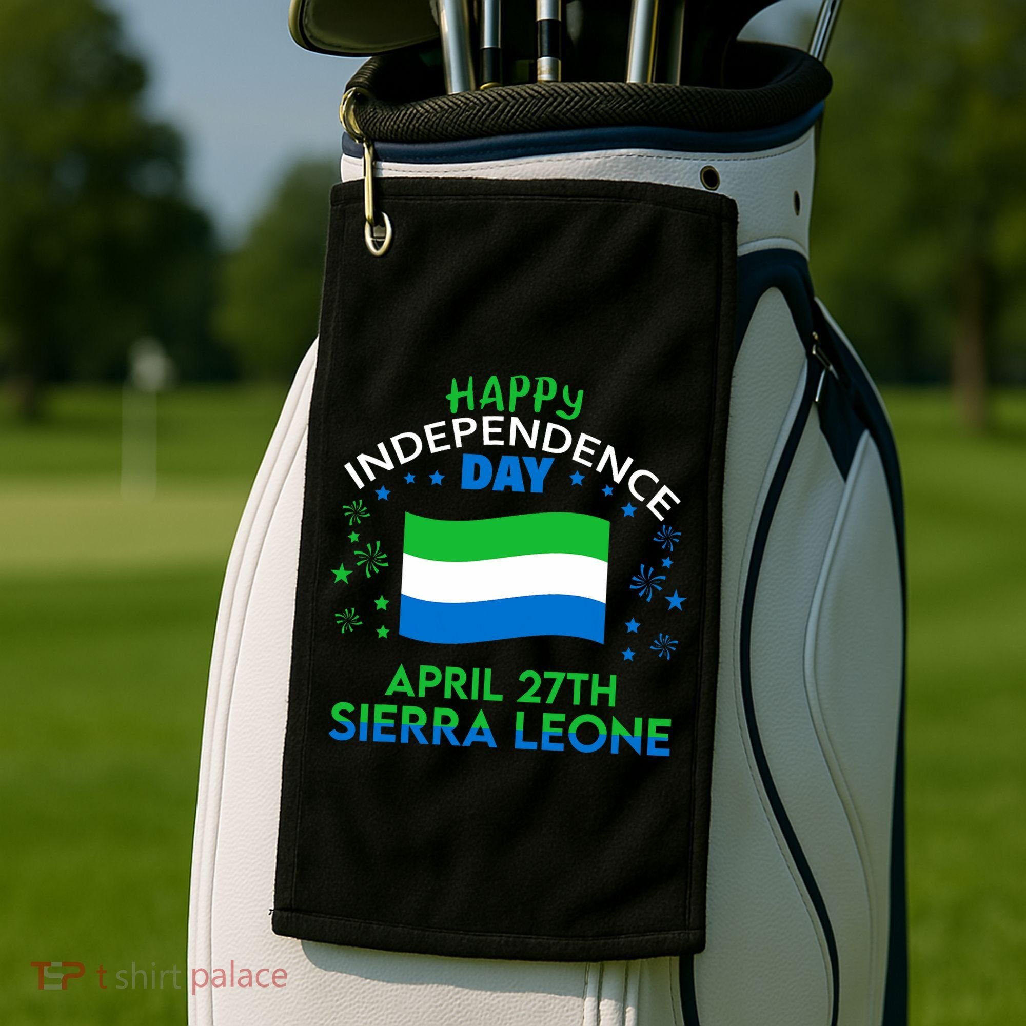 Sierra Leone 64th Independence Day Sierra Leonean Pride  Golf Towel