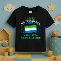 Sierra Leone 64th Independence Day Sierra Leonean Pride  Toddler T-Shirt thumb 3