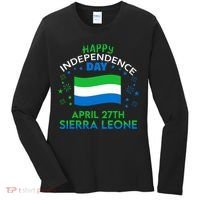 Sierra Leone 64th Independence Day Sierra Leonean Pride  Women's Long Sleeve Shirt thumb 0