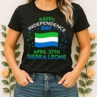 Sierra Leone 64th Independence Day Sierra Leonean Pride  Women's T-Shirt thumb 2