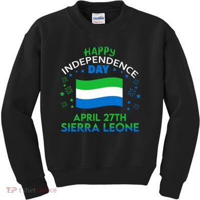 Sierra Leone 64th Independence Day Sierra Leonean Pride  Kids Sweatshirt