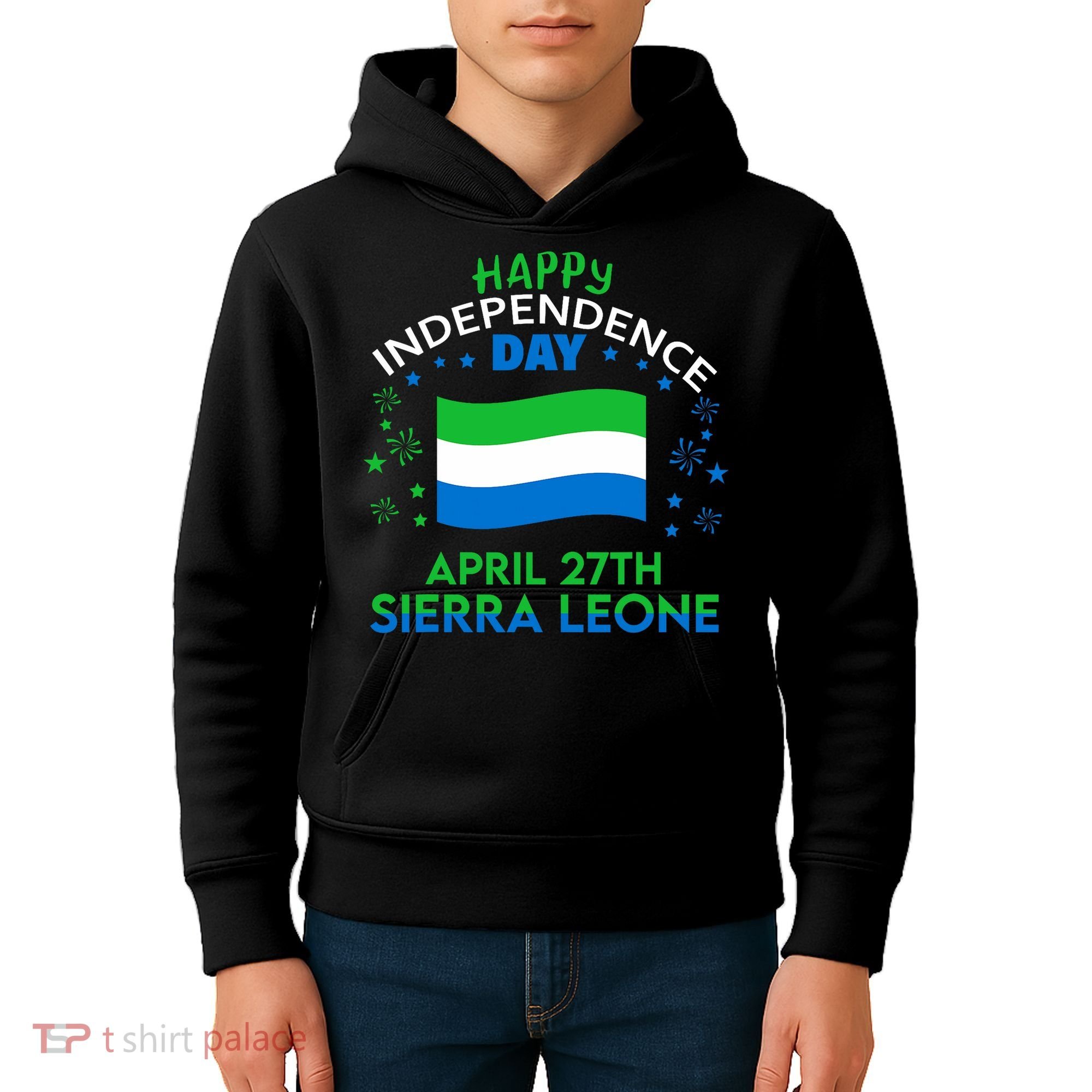 Sierra Leone 64th Independence Day Sierra Leonean Pride  Kids Hoodie