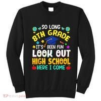 So Long 8th Grade High School Here I Come Graduation Sweatshirt thumb 0