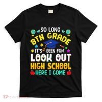 So Long 8th Grade High School Here I Come Graduation T-Shirt thumb 0