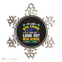 So Long 8th Grade High School Here I Come Graduation Ornament thumb 0