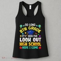 So Long 8th Grade High School Here I Come Graduation Women's Tank Top thumb 3