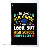 So Long 8th Grade High School Here I Come Graduation Golf Towel thumb 0