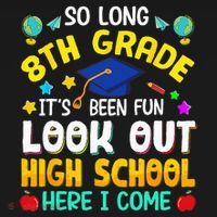 So Long 8th Grade High School Here I Come Graduation Visor thumb 3