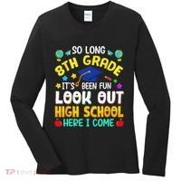 So Long 8th Grade High School Here I Come Graduation Women's Long Sleeve Shirt thumb 0