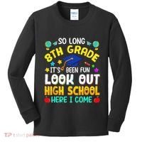So Long 8th Grade High School Here I Come Graduation Kids Long Sleeve Shirt thumb 0
