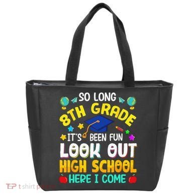So Long 8th Grade High School Here I Come Graduation Tote Bag