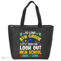So Long 8th Grade High School Here I Come Graduation Tote Bag thumb 0