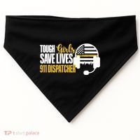 Save Lives 911 Dispatcher 911 Emergency Dispatcher USA-Made Doggie Bandana thumb 0