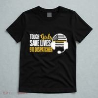 Save Lives 911 Dispatcher 911 Emergency Dispatcher T-Shirt thumb 5