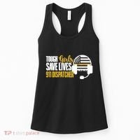 Save Lives 911 Dispatcher 911 Emergency Dispatcher Women's Tank Top thumb 0