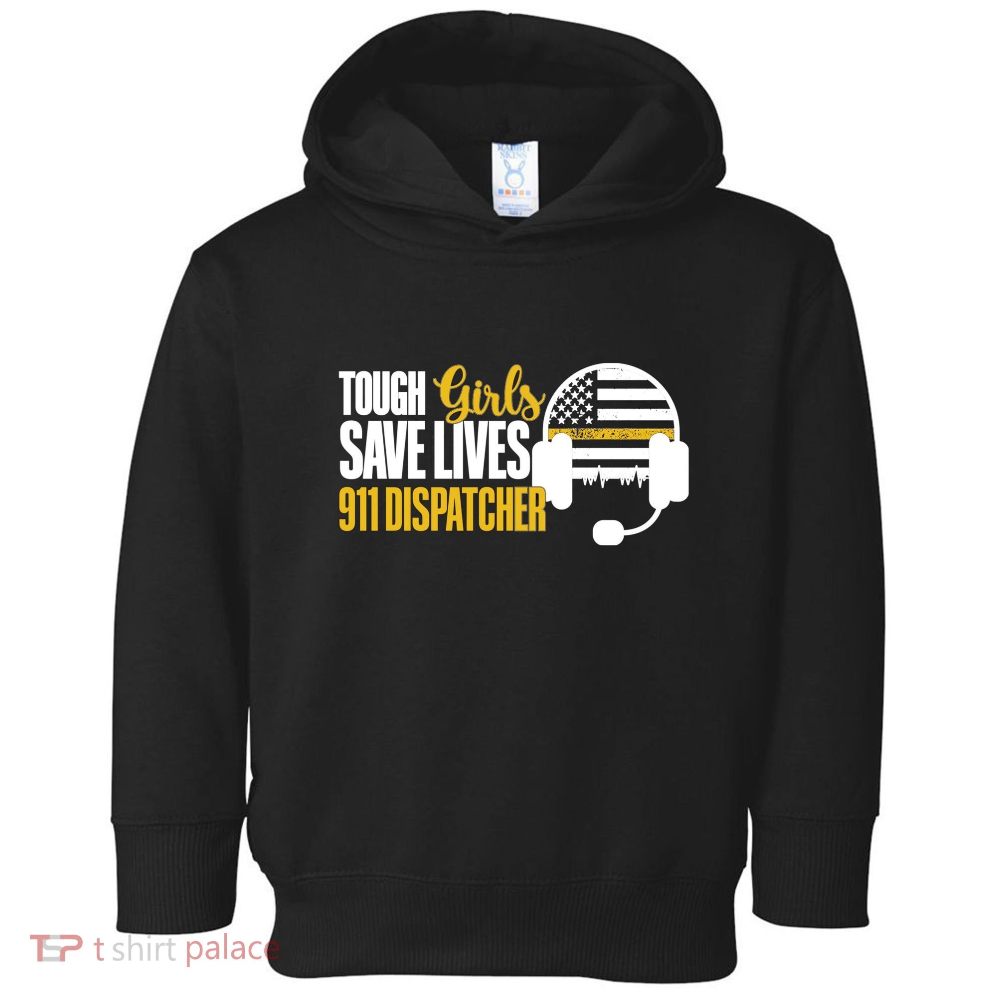Save Lives 911 Dispatcher 911 Emergency Dispatcher Toddler Hoodie
