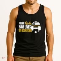 Save Lives 911 Dispatcher 911 Emergency Dispatcher Tank Top thumb 3