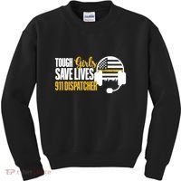 Save Lives 911 Dispatcher 911 Emergency Dispatcher Kids Sweatshirt thumb 0
