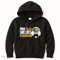 Save Lives 911 Dispatcher 911 Emergency Dispatcher Kids Hoodie thumb 0