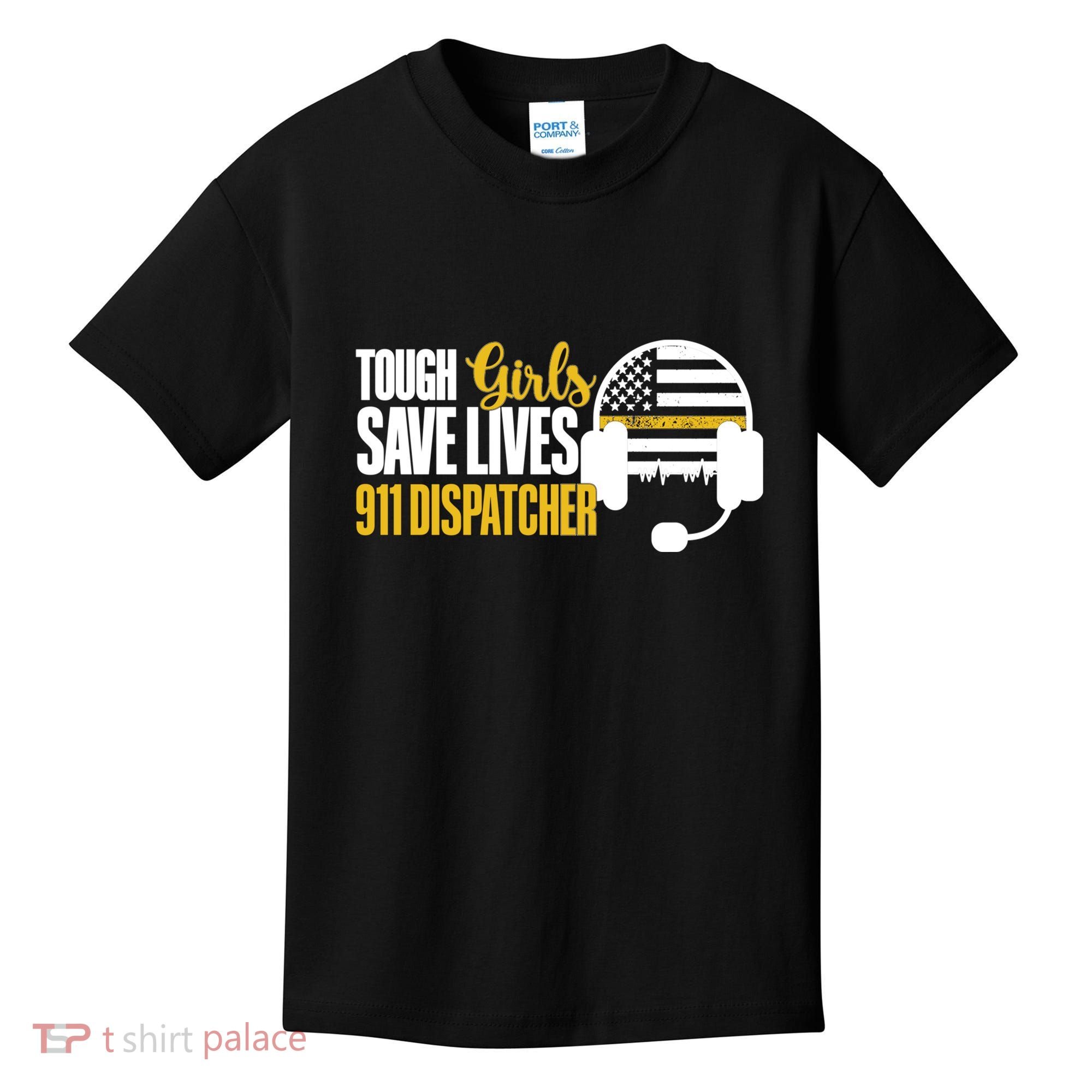 Save Lives 911 Dispatcher 911 Emergency Dispatcher Kids T-Shirt