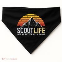 Scout Life And Life Is Better As A Scout Scouting USA-Made Doggie Bandana thumb 0