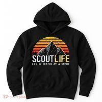 Scout Life And Life Is Better As A Scout Scouting Hoodie thumb 0