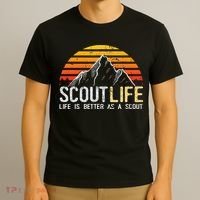 Scout Life And Life Is Better As A Scout Scouting T-Shirt thumb 3