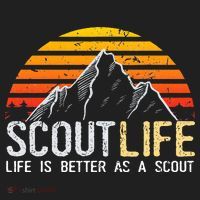 Scout Life And Life Is Better As A Scout Scouting Golf Towel thumb 3