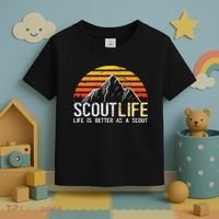 Scout Life And Life Is Better As A Scout Scouting Toddler T-Shirt thumb 3