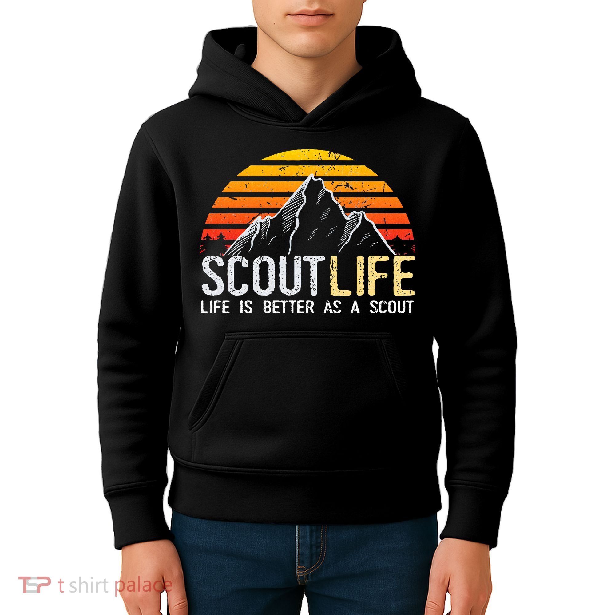 Scout Life And Life Is Better As A Scout Scouting Kids Hoodie