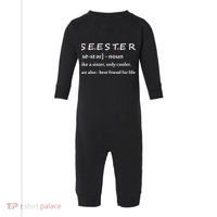 Seester Like A Sister Only Cooler Infant Fleece One Piece thumb 0