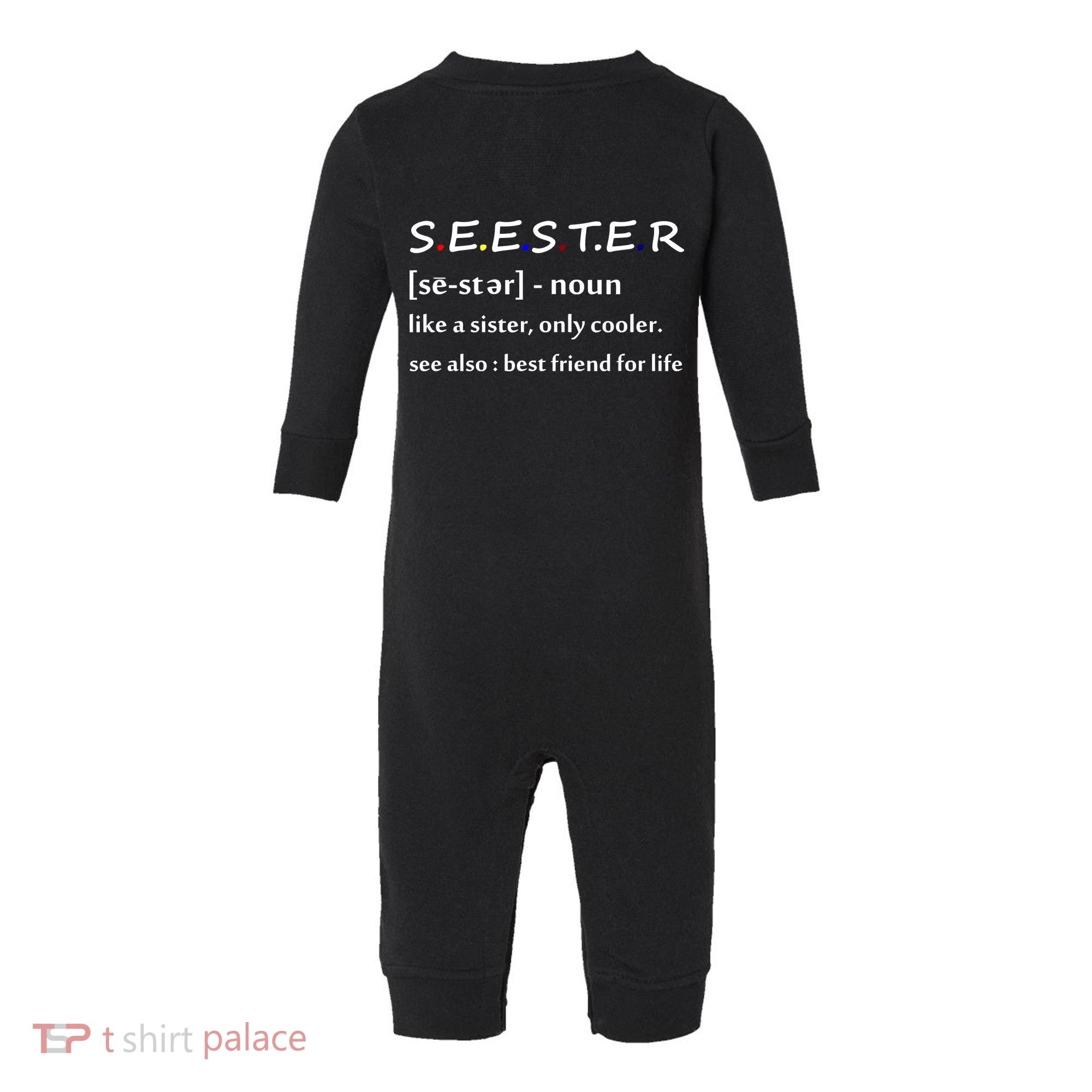Seester Like A Sister Only Cooler Infant Fleece One Piece