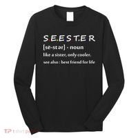 Seester Like A Sister Only Cooler Long Sleeve Shirt thumb 0