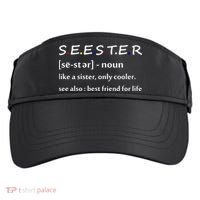 Seester Like A Sister Only Cooler Adult Drive Performance Visor thumb 0