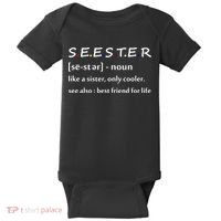 Seester Like A Sister Only Cooler Baby Bodysuit thumb 0