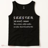 Seester Like A Sister Only Cooler Tank Top thumb 2