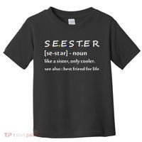 Seester Like A Sister Only Cooler Toddler T-Shirt thumb 0
