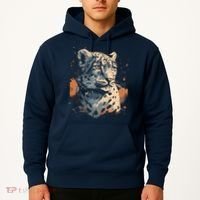 Snow Leopard Animal Retro Style Graphic Tees for Hoodie thumb 2