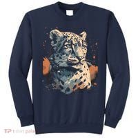 Snow Leopard Animal Retro Style Graphic Tees for Sweatshirt thumb 0
