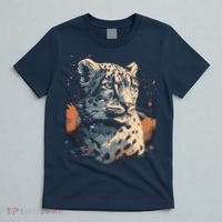 Snow Leopard Animal Retro Style Graphic Tees for T-Shirt thumb 5