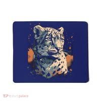 Snow Leopard Animal Retro Style Graphic Tees for Mousepad thumb 0