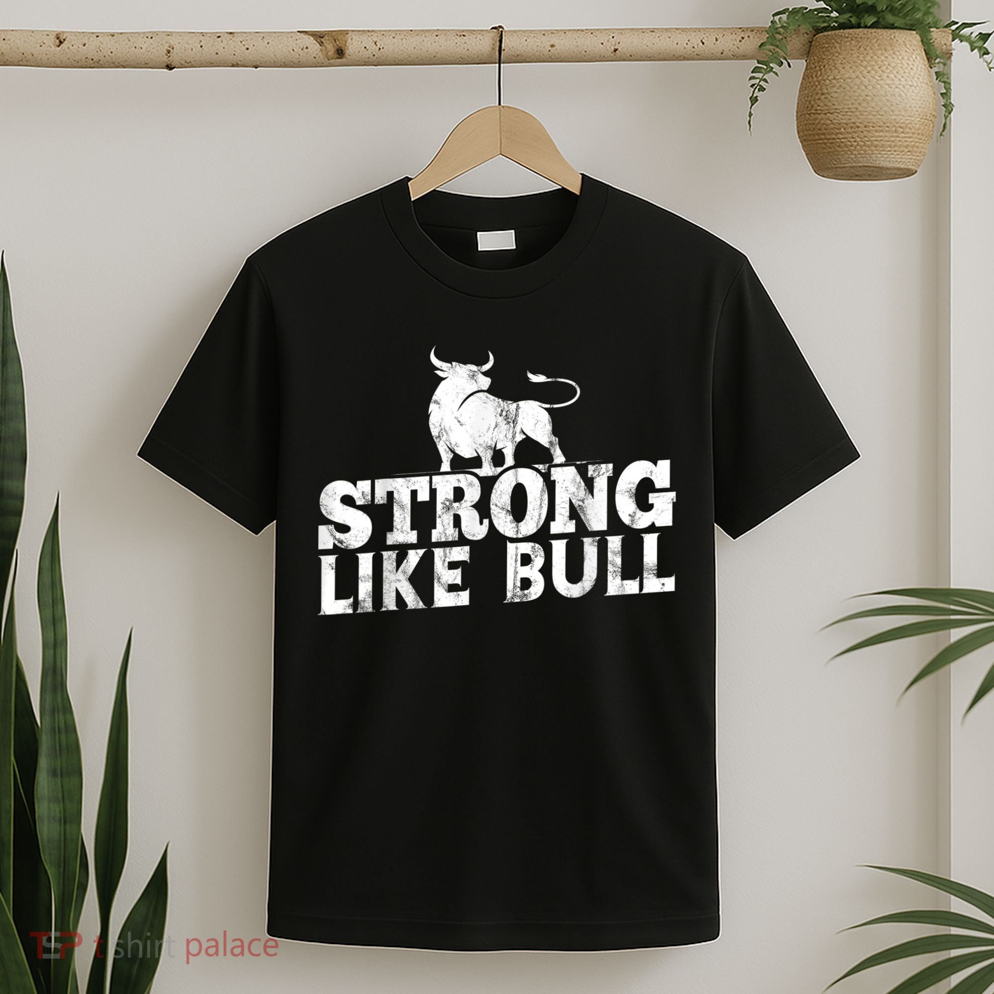 Strong Like A Bull Powerlifting Bodybuilding T-Shirt