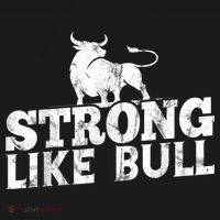 Strong Like A Bull Powerlifting Bodybuilding Mousepad thumb 1