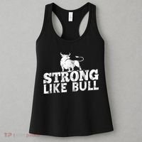 Strong Like A Bull Powerlifting Bodybuilding Women's Tank Top thumb 3