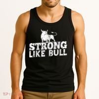 Strong Like A Bull Powerlifting Bodybuilding Tank Top thumb 3
