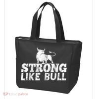 Strong Like A Bull Powerlifting Bodybuilding Tote Bag thumb 3