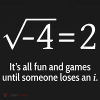 Someone Loses An I: Funny Math Short Sleeve Apron thumb 3