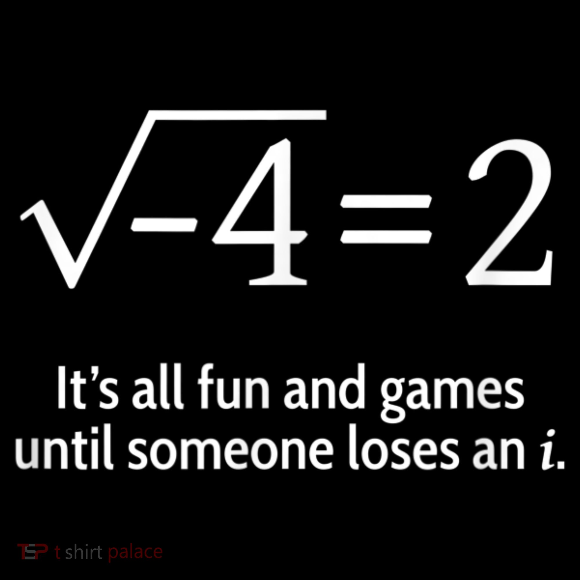 Someone Loses An I: Funny Math Short Sleeve Coaster