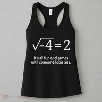 Someone Loses An I: Funny Math Short Sleeve Women's Tank Top thumb 3